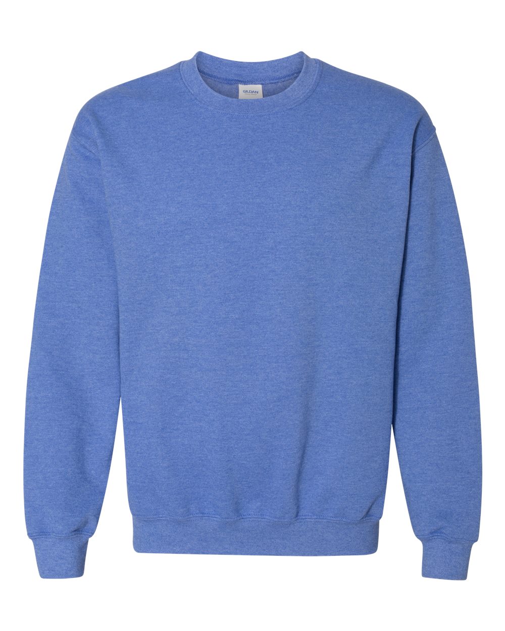 Gildan 18000 Heavy Blend Crewneck Sweatshirt - Heather Deep Royal