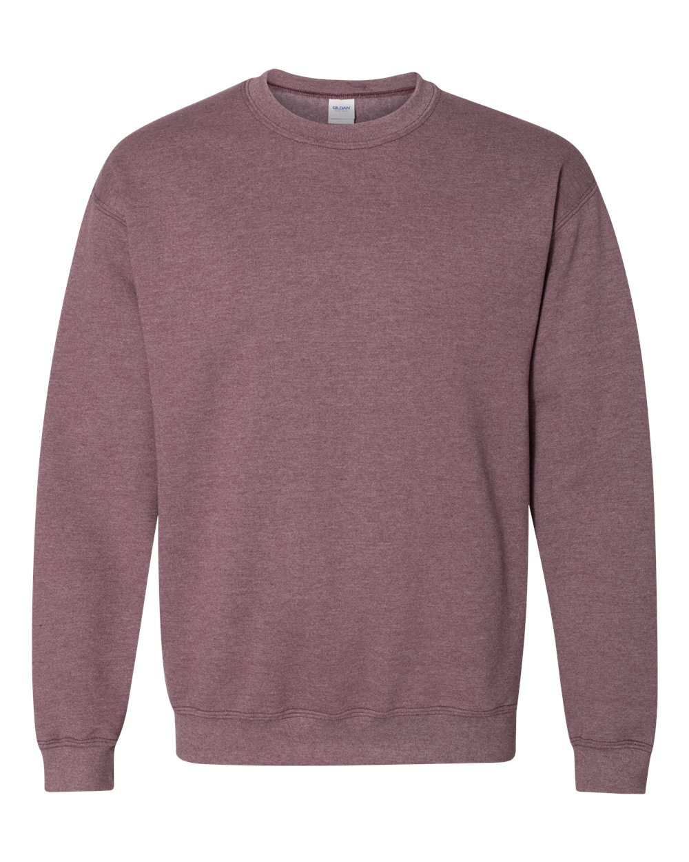 Gildan 18000 Heavy Blend Crewneck Sweatshirt - Heather Dark Maroon