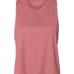 Bella+Canvas 6682 Ladies Cropped Racerback Tank - Heather Mauve