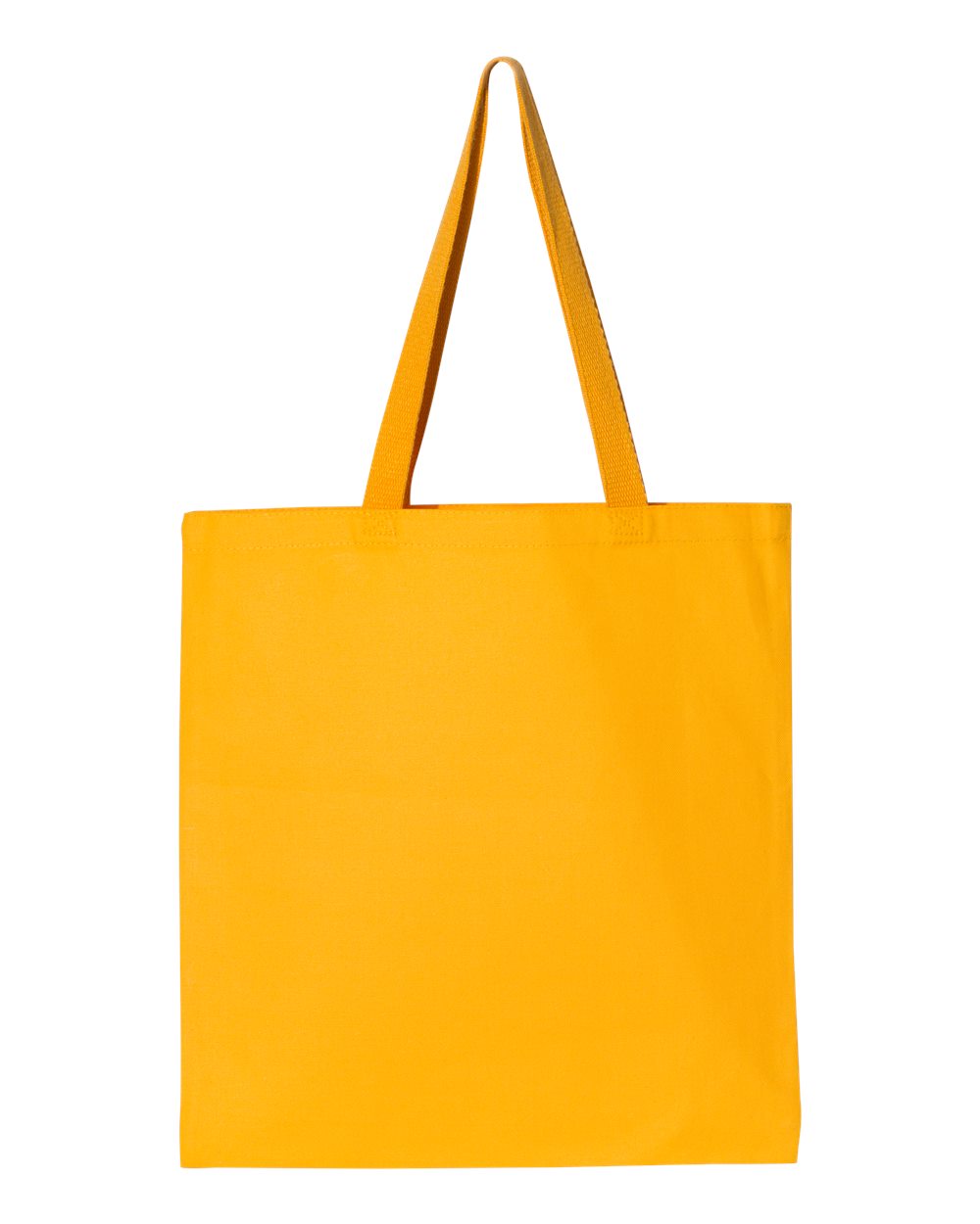 Q-Tees Q800 Canvas Promotional Tote - Gold