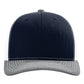 Richardson 112 Snapback Trucker Cap - Navy/White/Heather Grey