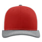 Richardson 112 Snapback Trucker Cap - Red/White/Heather Grey