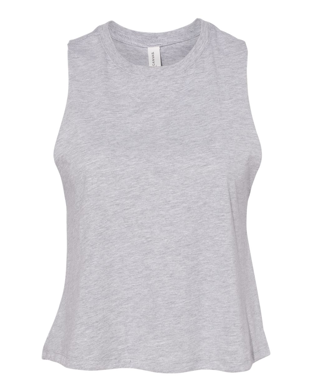 Bella+Canvas 6682 Ladies Cropped Racerback Tank - Athletic Heather