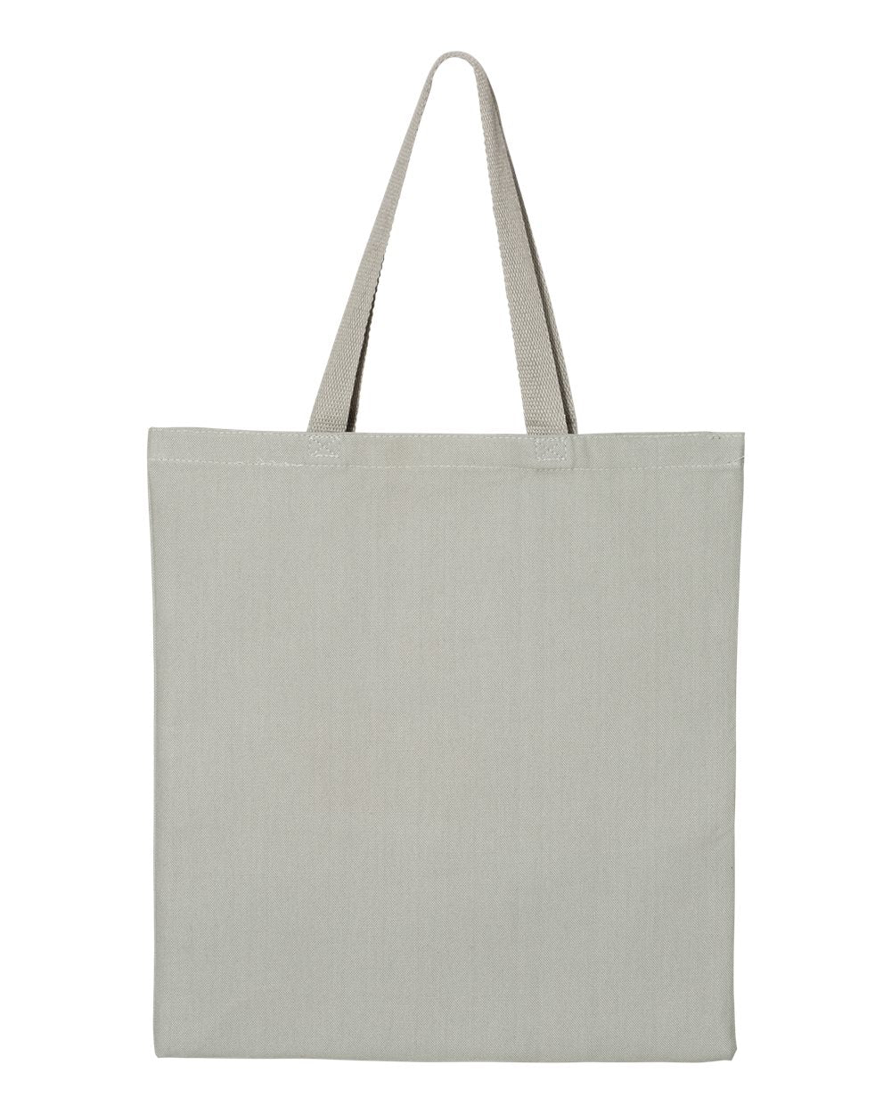 Q-Tees Q800 Canvas Promotional Tote - Grey