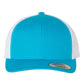 Yupoong 6606 Retro Trucker Cap - Turquoise/White