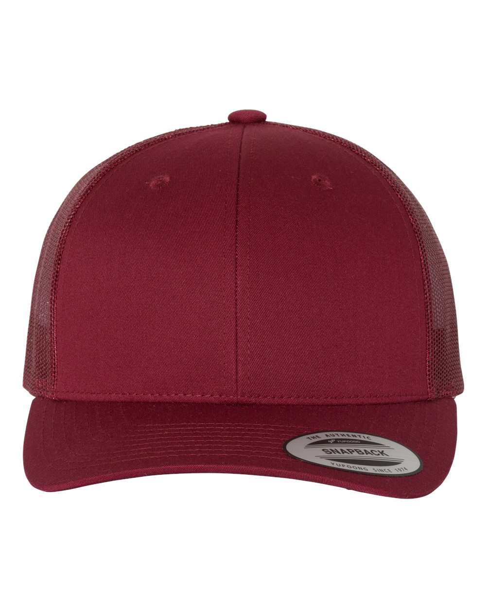 Yupoong 6606 Retro Trucker Cap - Cranberry