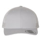 Yupoong 6606 Retro Trucker Cap - Silver