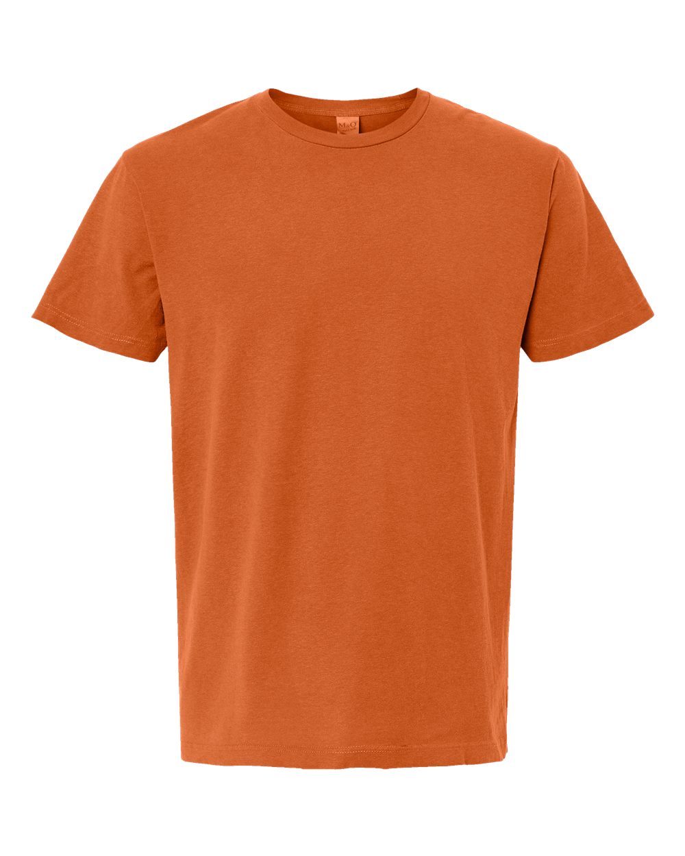 M&O 6500M Unisex Vintage Garment-Dyed T-Shirt - Burnt Orange