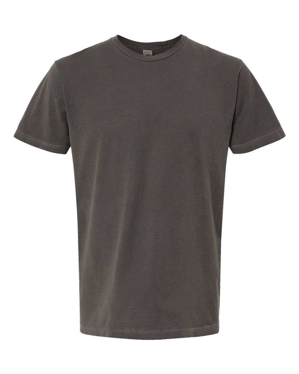 M&O 6500M Unisex Vintage Garment-Dyed T-Shirt - Charcoal