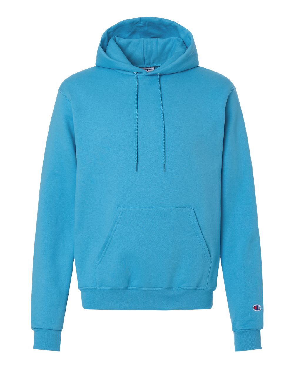Champion S700 Double Dry Eco Hooded Sweatshirt - Blue Lagoon