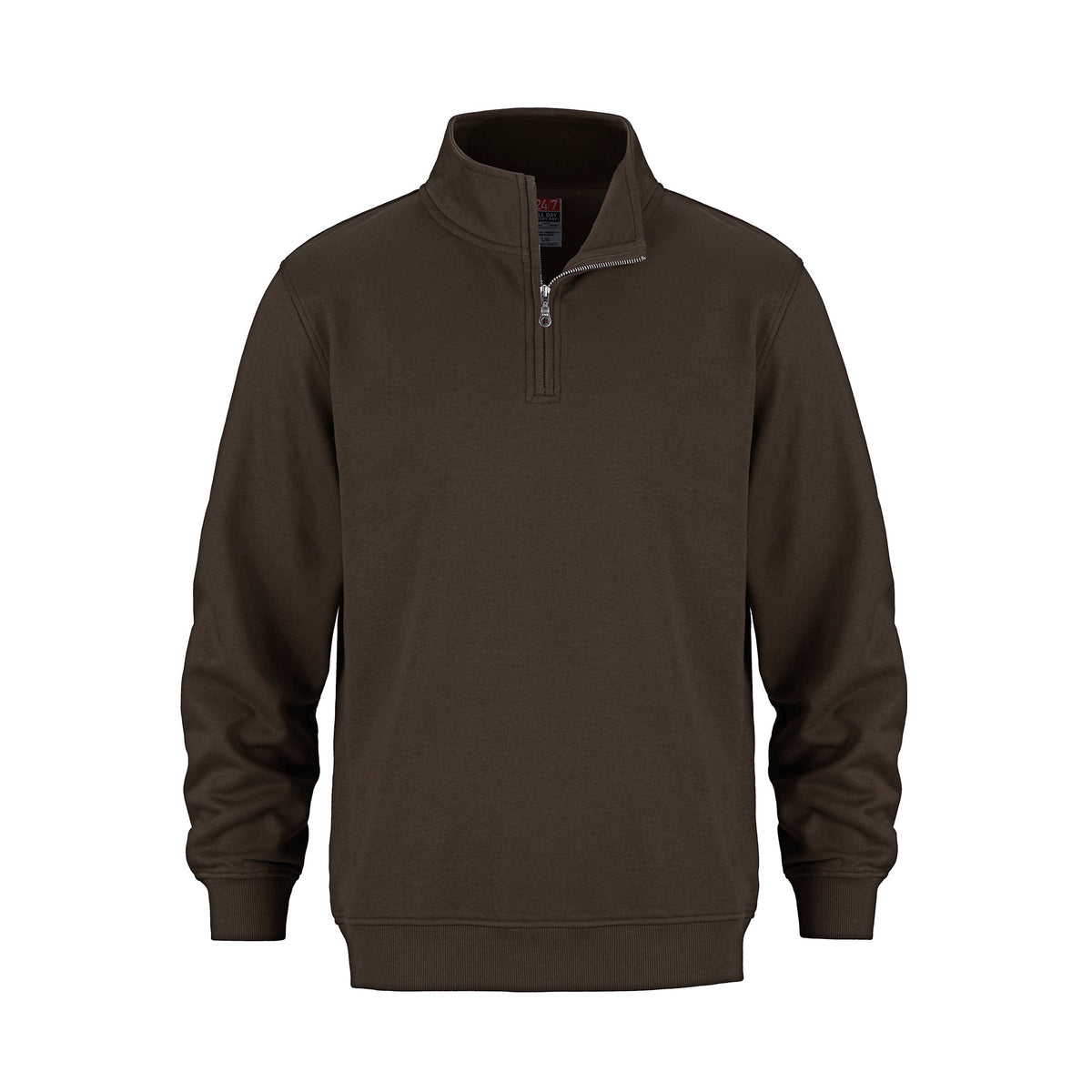 CSW Flux - 1/4 Zip Sweatshirt - Brown