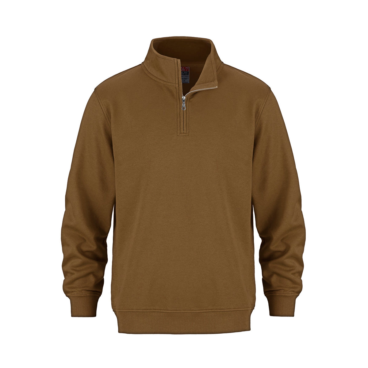 CSW Flux - 1/4 Zip Sweatshirt - Caramel
