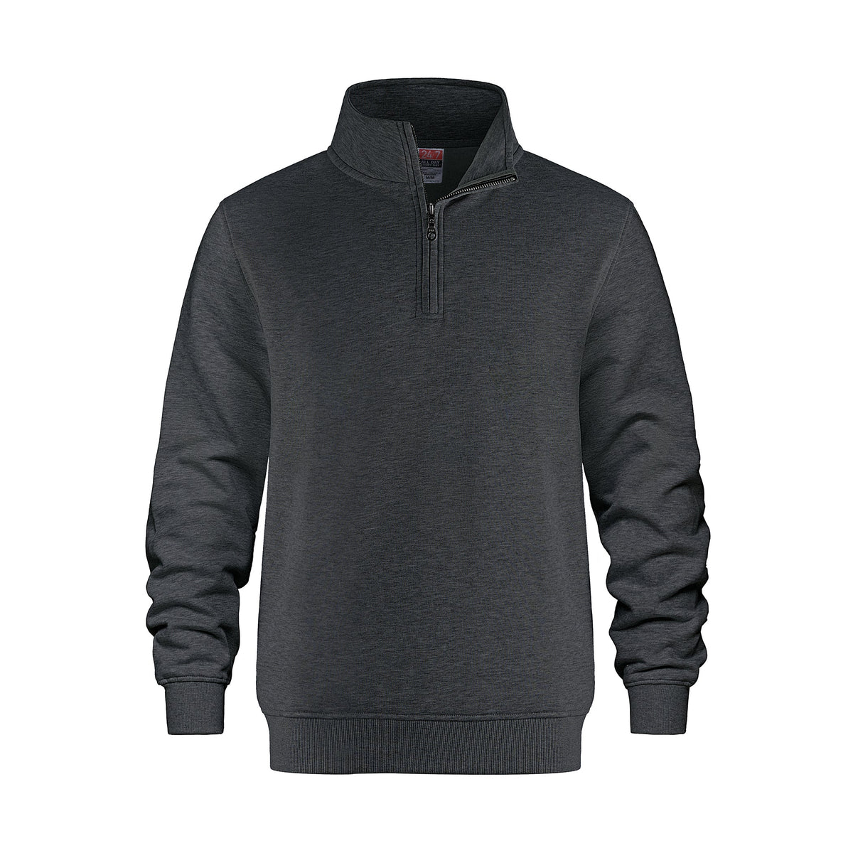 CSW Flux - 1/4 Zip Sweatshirt - Charcoal Heather