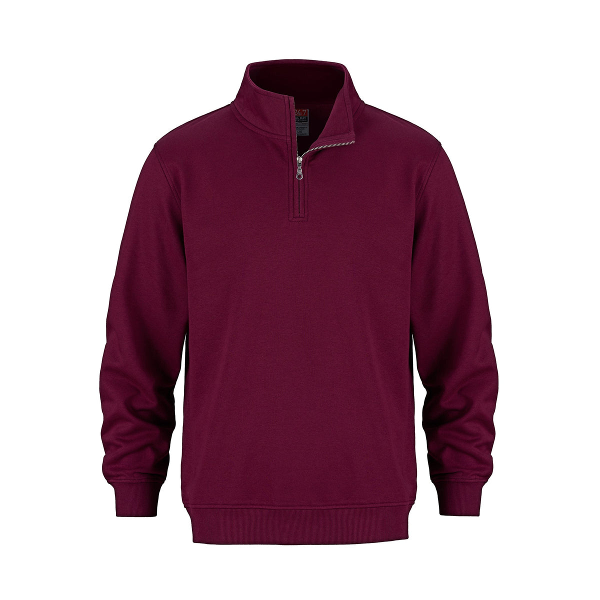 CSW Flux - 1/4 Zip Sweatshirt - Maroon