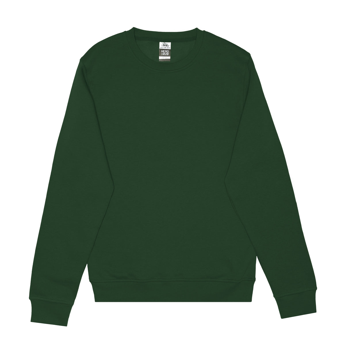JustLikeHero HERO-1020 Unisex Crewneck Sweatshirt - Forest Green