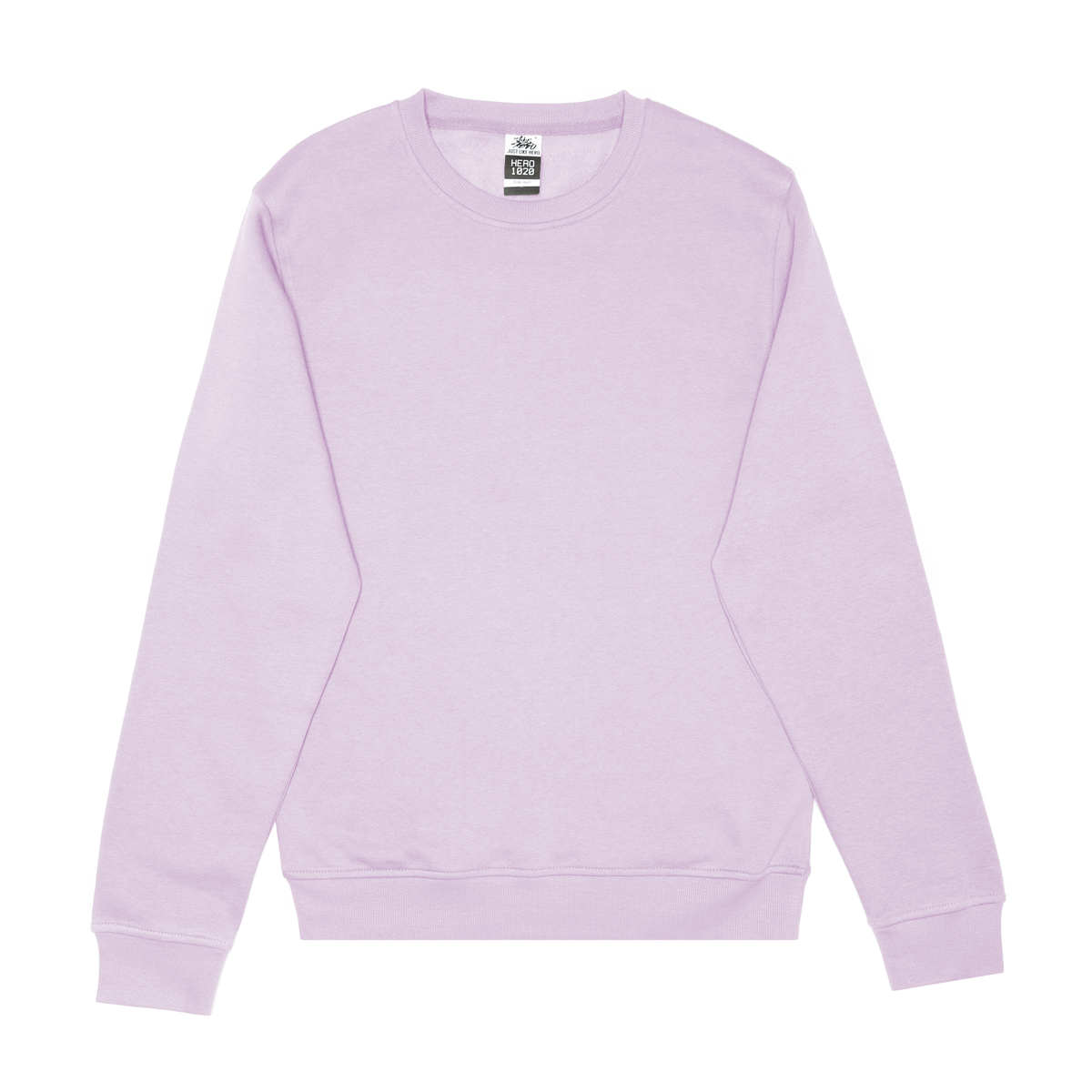 JustLikeHero HERO-1020 Unisex Crewneck Sweatshirt - Lavender
