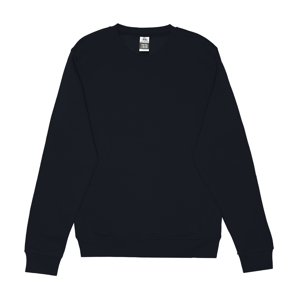 JustLikeHero HERO-1020 Unisex Crewneck Sweatshirt - Navy Blue