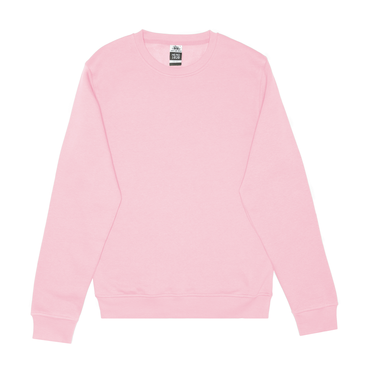 JustLikeHero HERO-1020 Unisex Crewneck Sweatshirt - Pink
