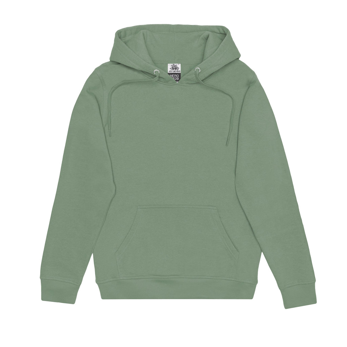 JustLikeHero HERO-2020 Unisex Hoodie - Dusty Green