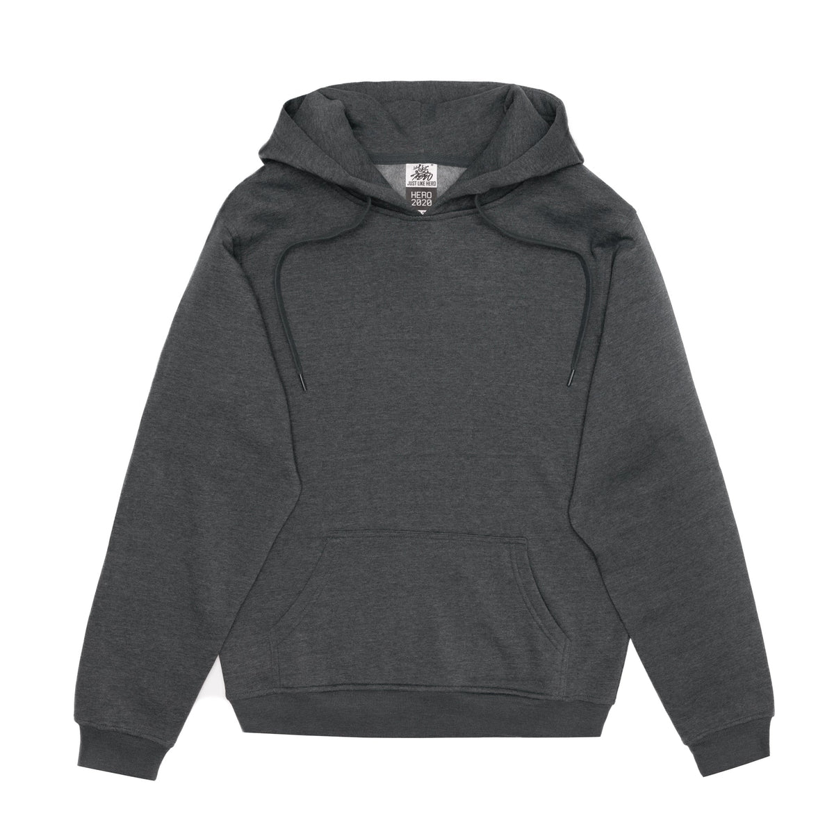 JustLikeHero HERO-2020 Unisex Hoodie - Dark Heather