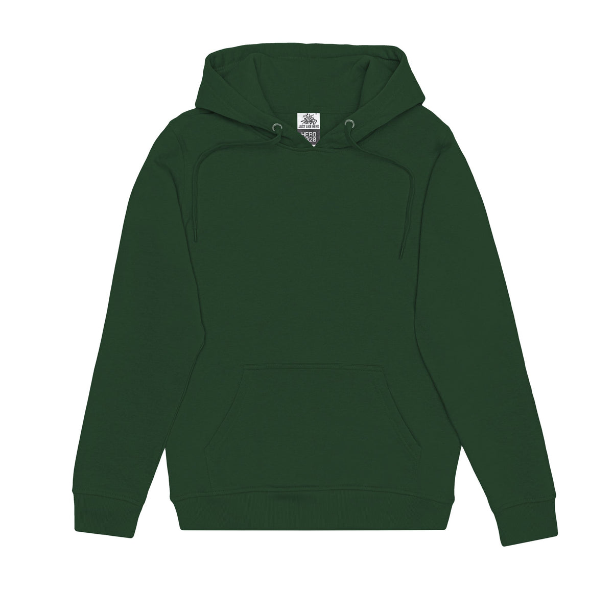 JustLikeHero HERO-2020 Unisex Hoodie - Forest Green