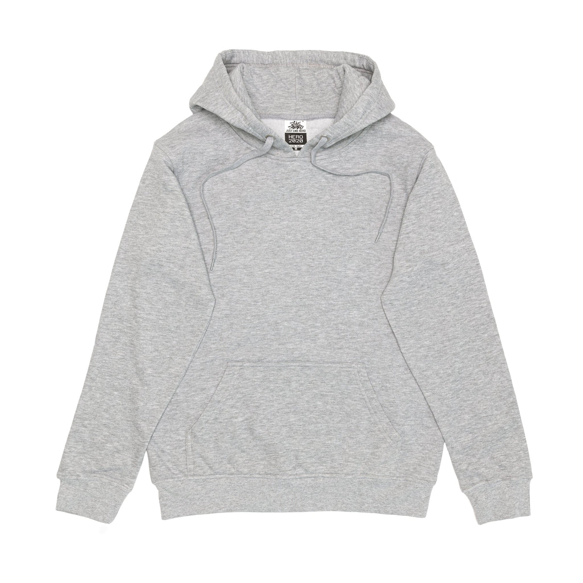 JustLikeHero HERO-2020 Unisex Hoodie - Sport Grey