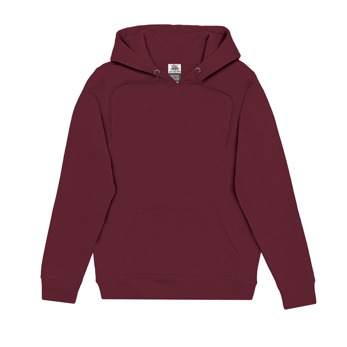 JustLikeHero HERO-2020 Unisex Hoodie - Maroon