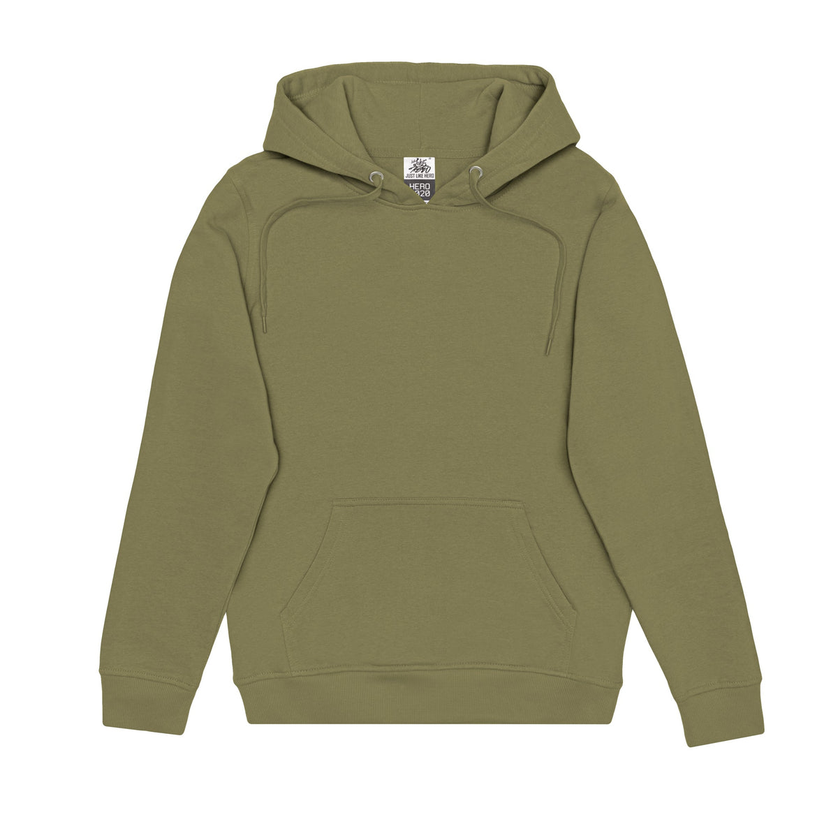 JustLikeHero HERO-2020 Unisex Hoodie - Olive
