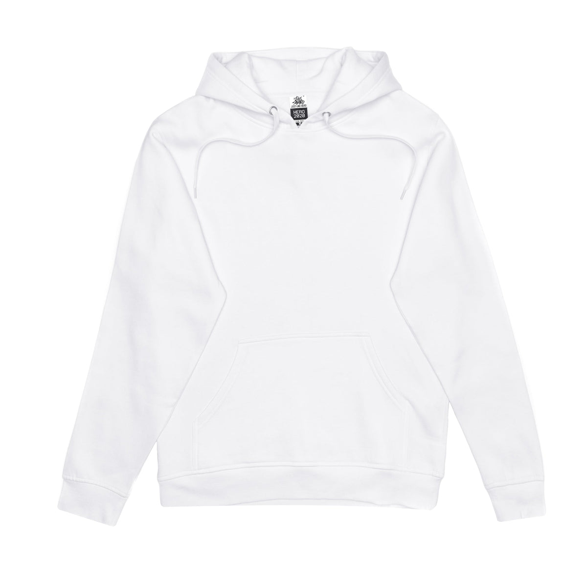 JustLikeHero HERO-2020 Unisex Hoodie - White
