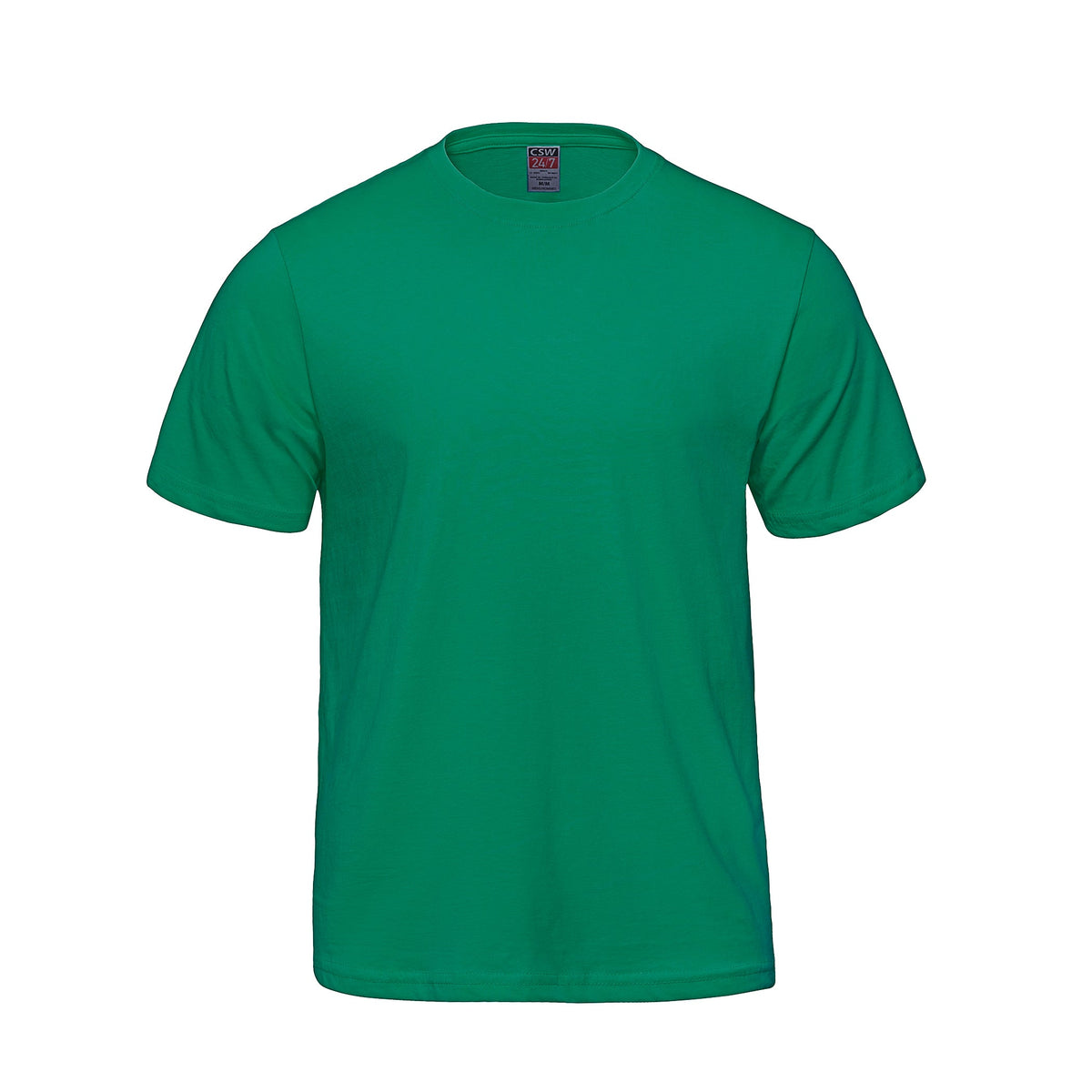 CSW Parkour - Ring Spun Cotton Crewneck Tee - Kelly Green