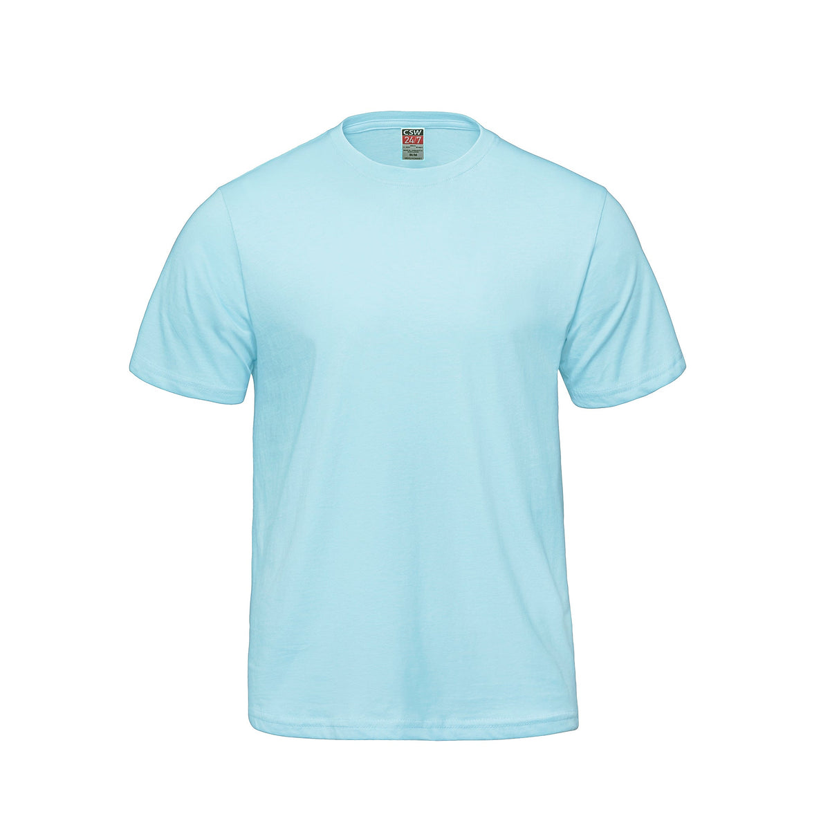 CSW Parkour - Ring Spun Cotton Crewneck Tee - Light Blue