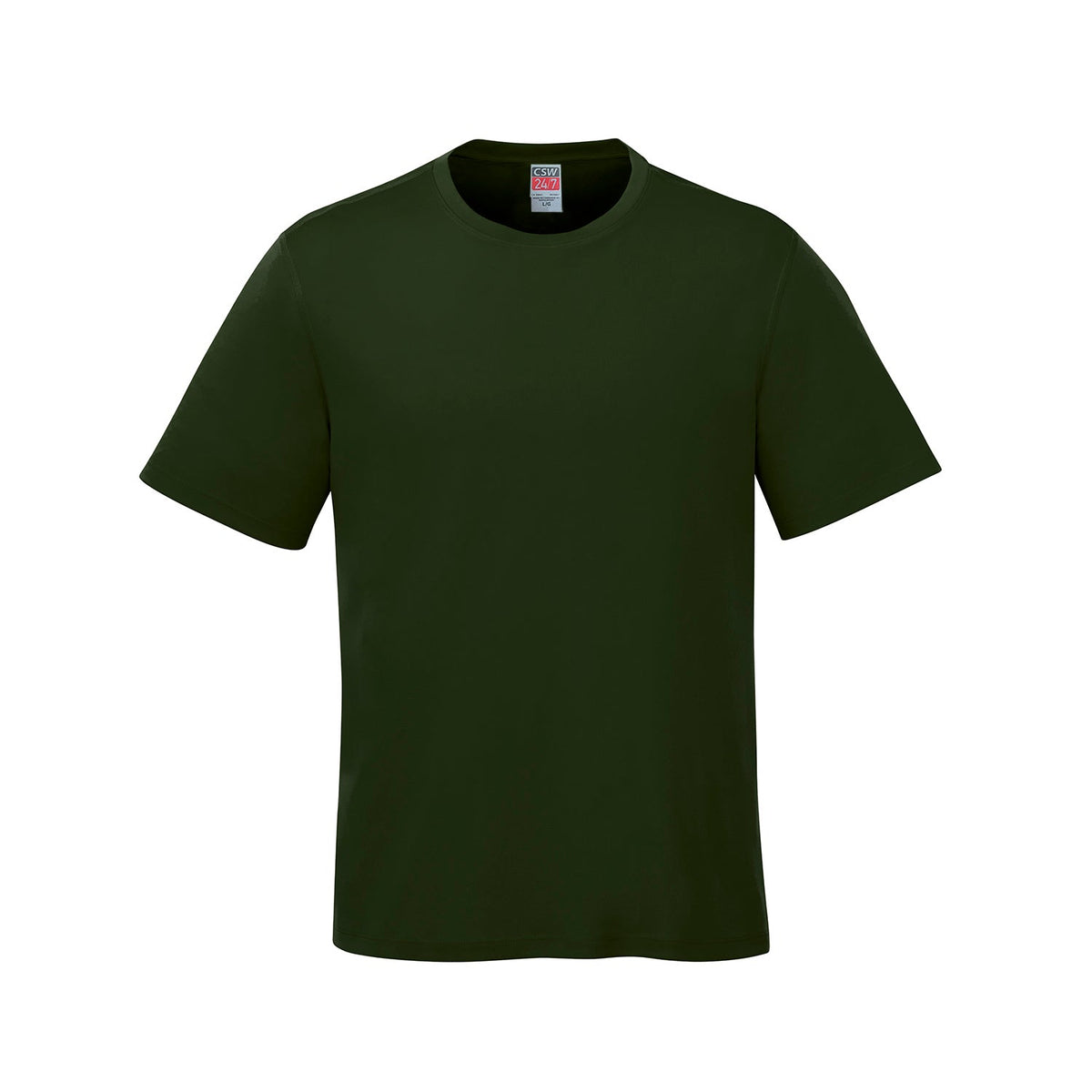 CSW Parkour - Ring Spun Cotton Crewneck Tee - Forest Green