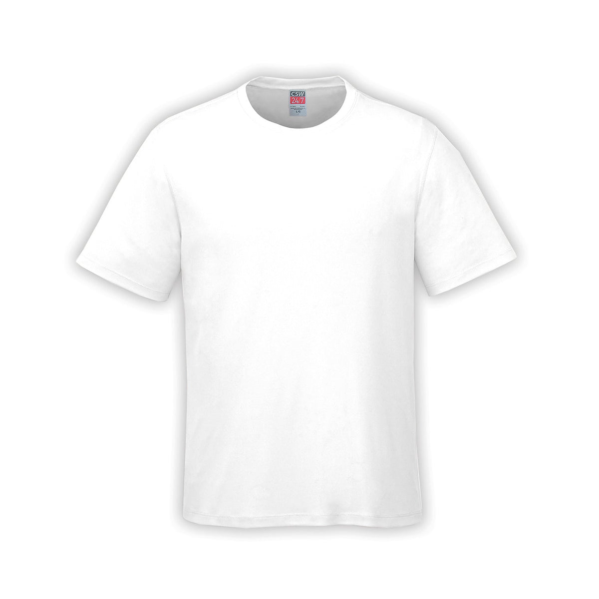 CSW Parkour - Ring Spun Cotton Crewneck Tee - White